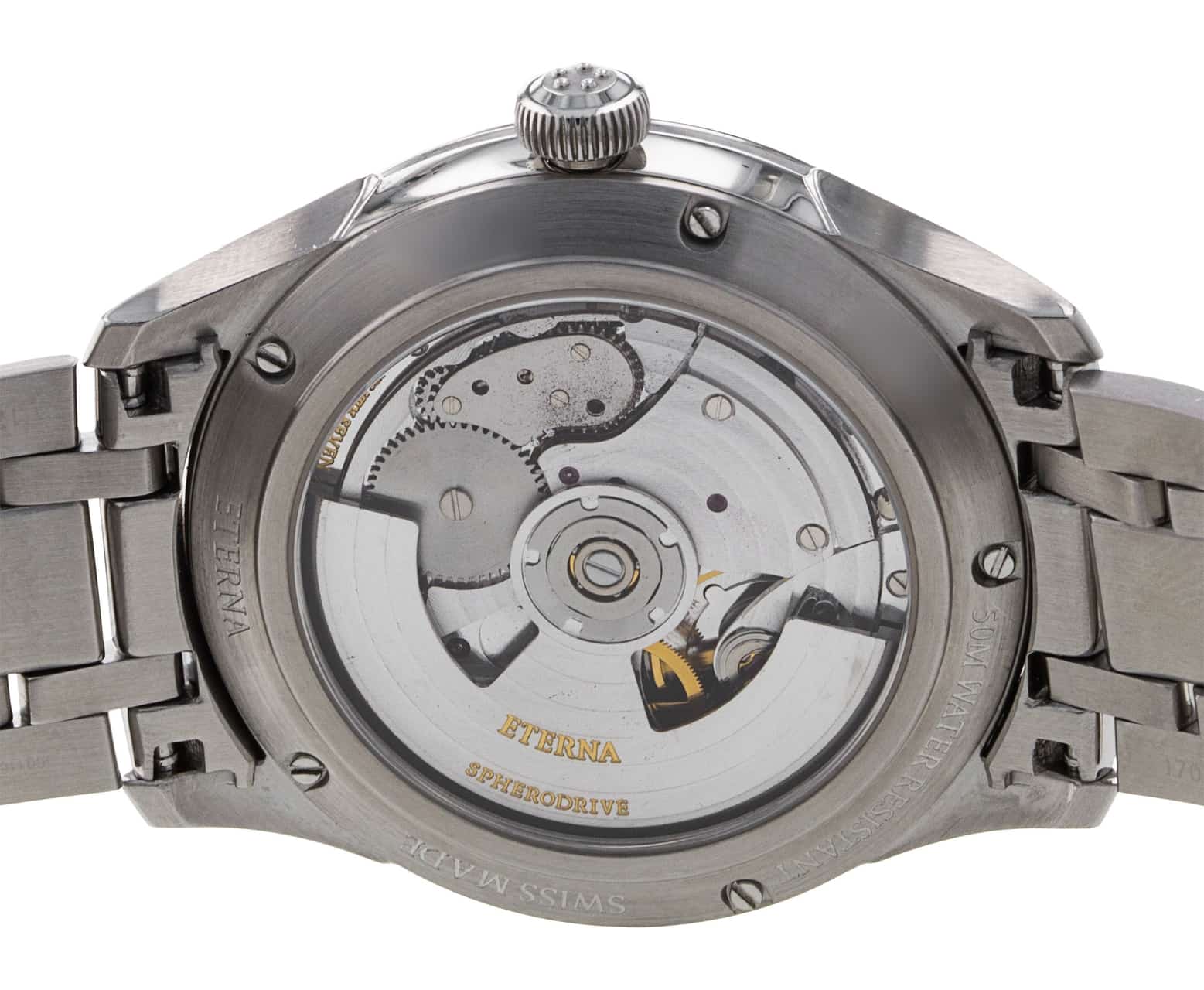 Eterna Legacy Blue Baton Dial Bracelet Strap